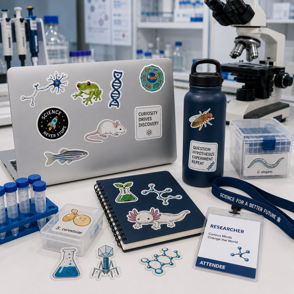product stickers laboratory