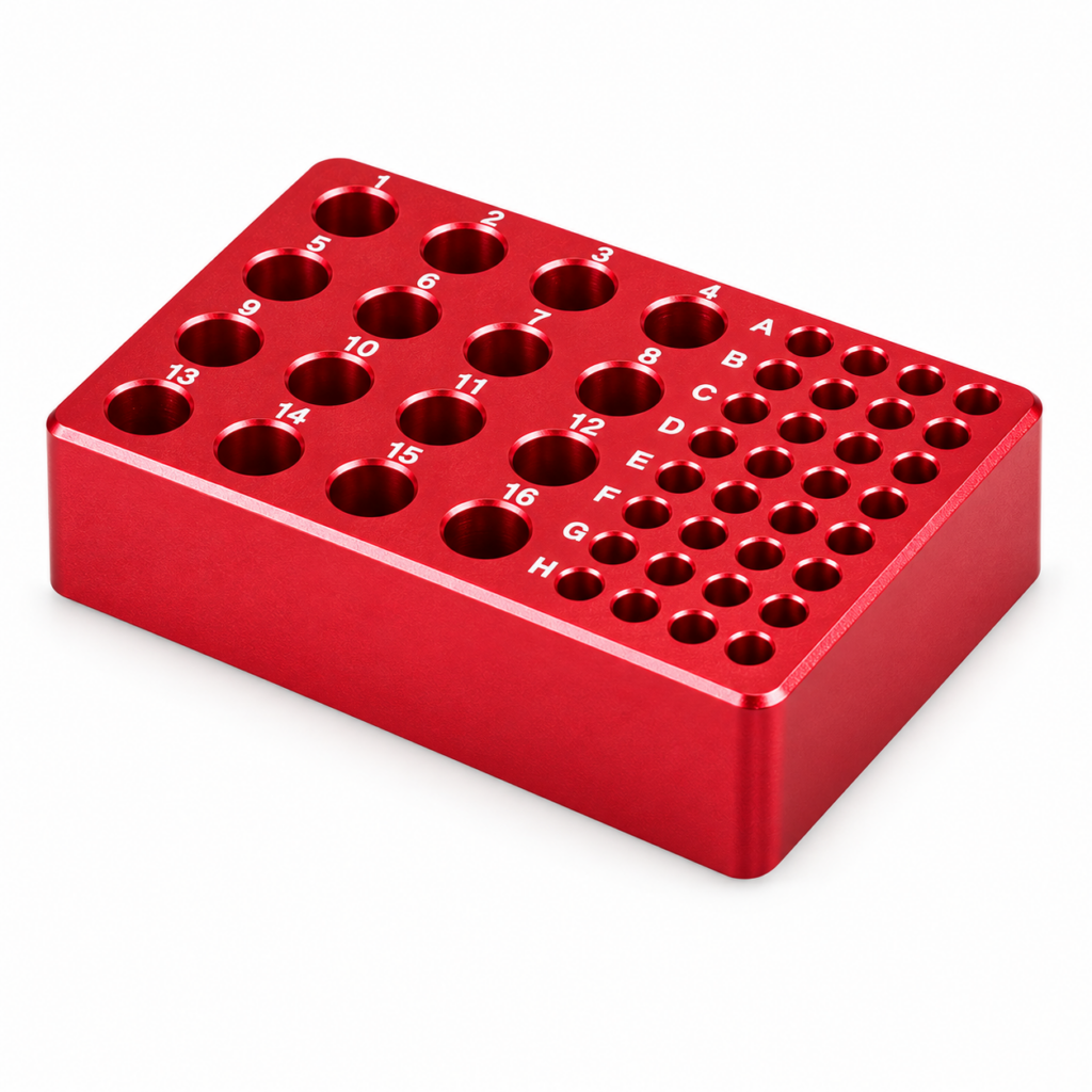 aluminum cooling block mixed 48 well red